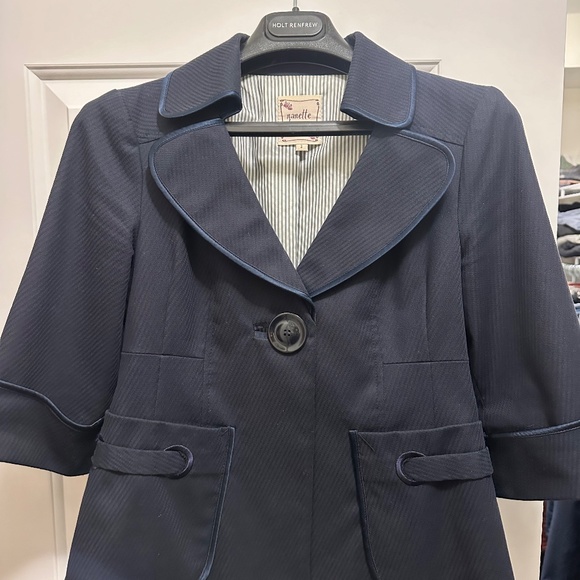 Nanette Lepore Navy Jacket - Picture 2 of 16